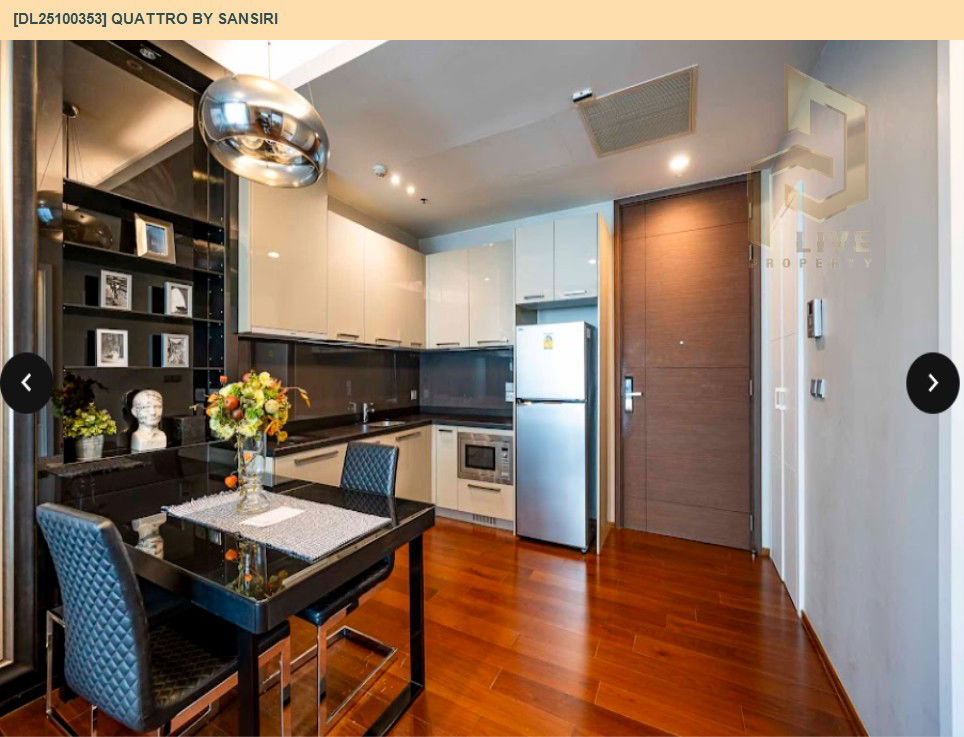 picture DL25100353 Condo for rent, Quattro by Sansiri near BTS Thong Lo, ready to move in, call urgently 0638692663 LineID @162cjixi - 5/14