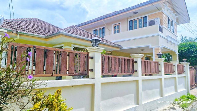 รูป สภาพใหม่ 5นอน ม.มหิดล ศาลายา 700 ม. ให้เช่าคฤหาสน์บ้าน 2 หลัง 108ตร.วา. 508ตร.ม. เพิ่งสร้าง 4 น้ำ น่าอยู่ - รูปที่ 2/8
