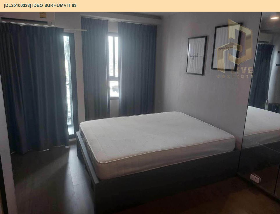picture DL25100328 Condo for rent, IDEO Sukhumvit 93 near BTS Bang Chak, ready to move in, call urgently 0638692663 LineID @897iyzll - 3/9