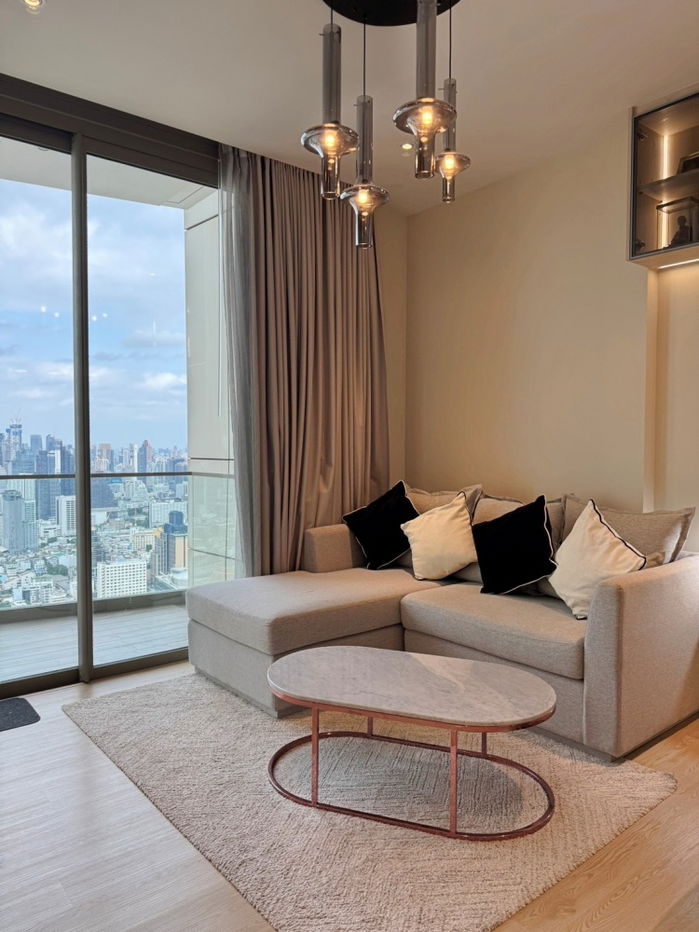 รูป TA8398📲LineID @556ryccg🎆2 ห้องนอน 94.34 ตรม ชั้น 51 เฟอร์นิเจอร์ครบ Magnolias Waterfront Residences ติดห้าง ICONSIAM ใกล้ BTS เจริญนคร - รูปที่ 2/17