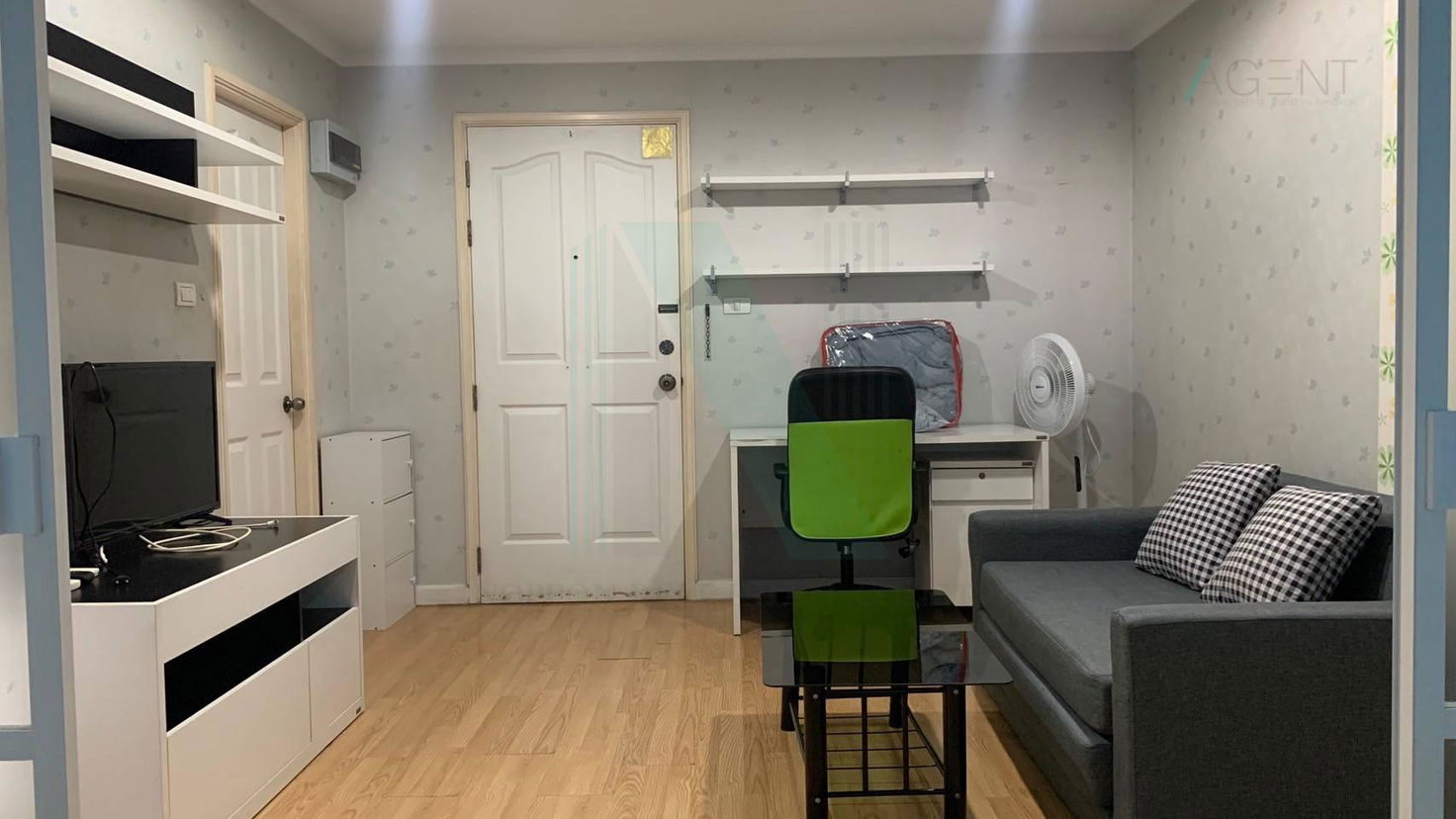 picture 🎊 For Rent Condo LUMPINI VILLE RAMKHAMHAENG 26 Building A, Floor 3,1 bed room, Room size 32 sqm - 1/8