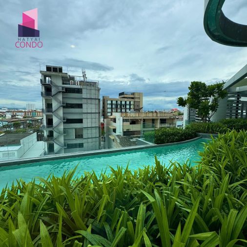 Plus Connext Hatyai ให้เช่า ทิศใต้ วิวสระน้ำ ห้องเพดานสูง3เมตร