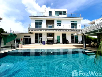 Houses for sale Hua Hin Prachaubkirikhan : Beautiful modern pool villa on the golf course - Hua Hin 1036062