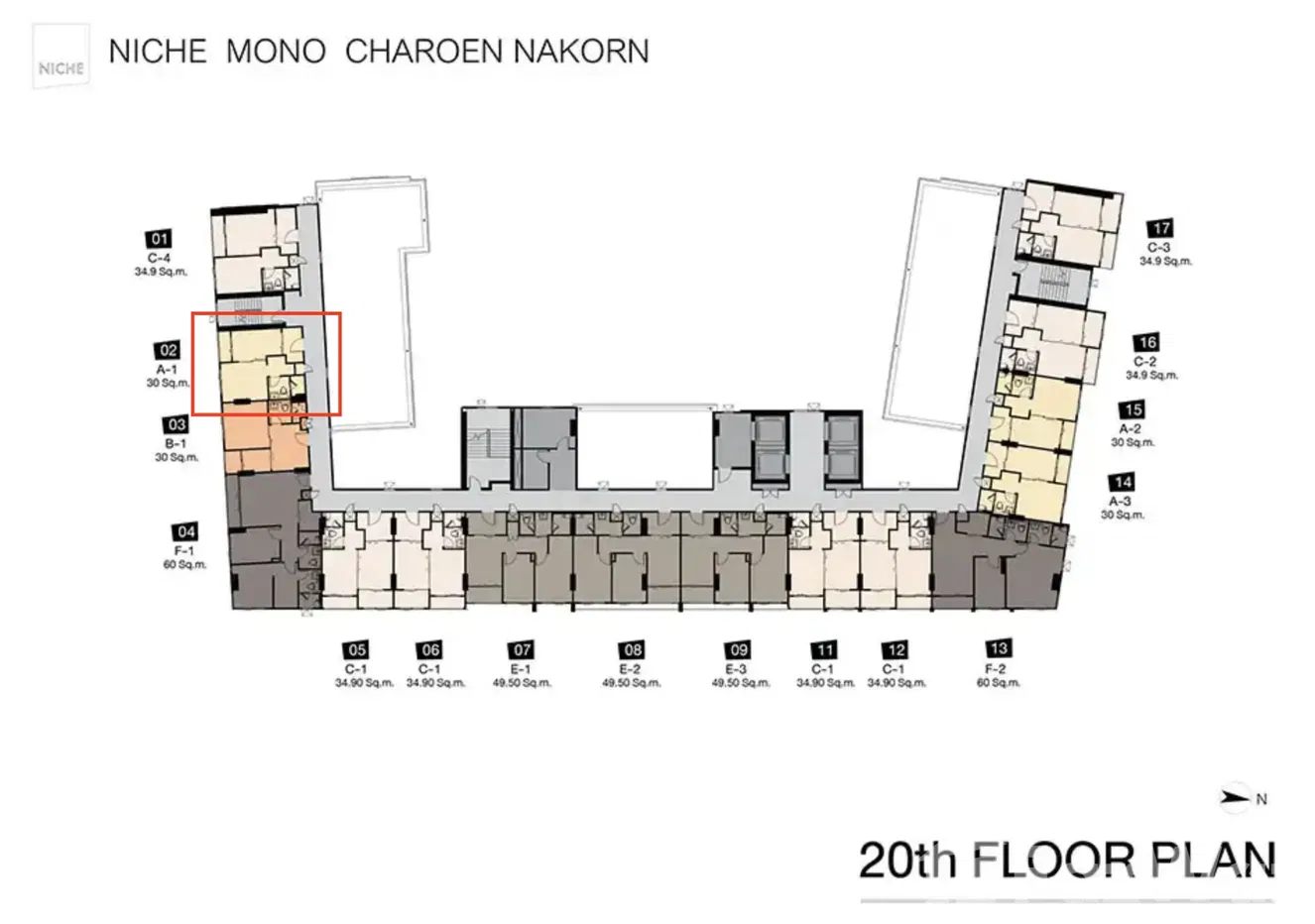 picture 1 Bedroom Condo for sale at Niche Mono Charoen Nakorn  1727672 - 10/11