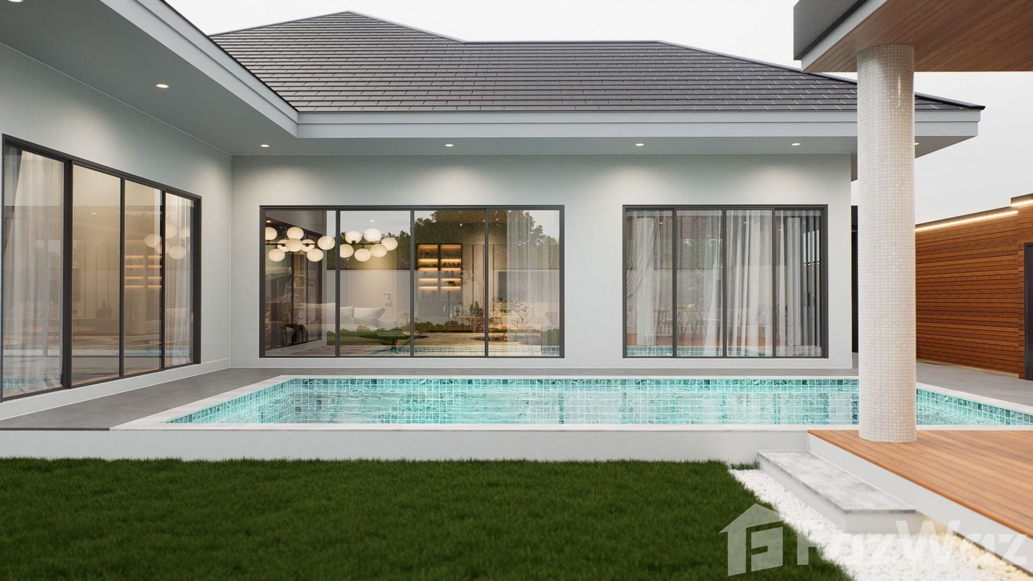 picture 3 Bedroom Villa for sale in Pong, Chon Buri  1967757 - 1/24