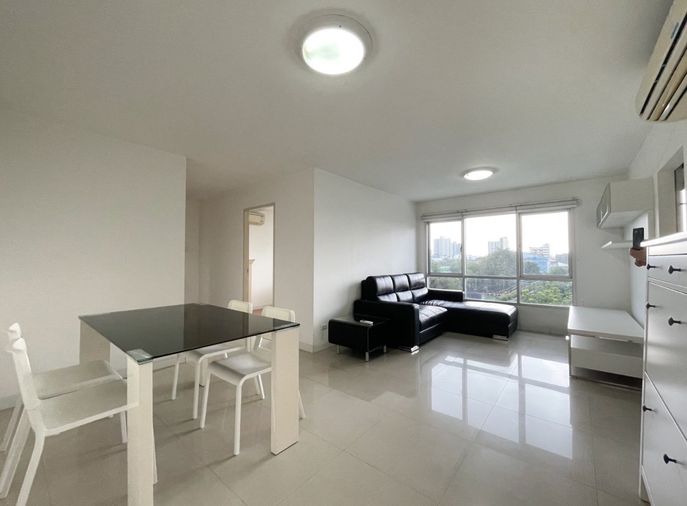 ให้เช่า คอนโด | ห้องมุม 2 ห้องนอน 1 ห้องน้ำ “Condo One Thonglor Station” 51 ตร.ม. ใกล้ BTS ทองหล่อ
