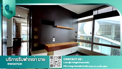 Condos for rent : Condo for rent, The Height Thonglor (BTS Thonglor), 2 bedrooms, fully furnished with appliances, near BTS Thonglor and Gateway Ekamai. - RW007031 