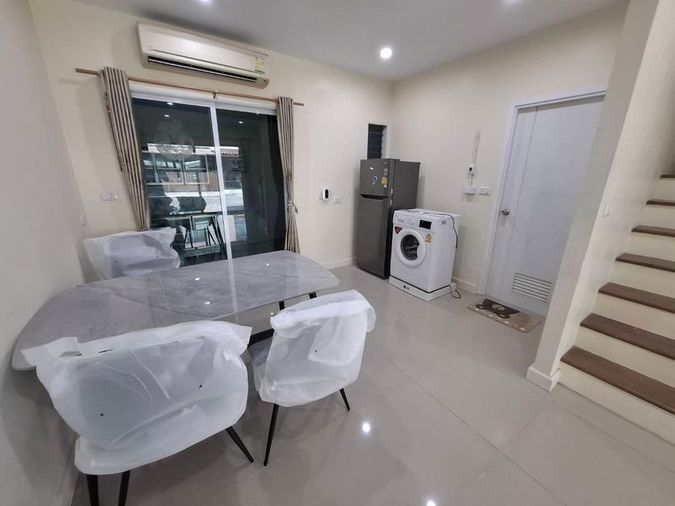 ให้เช่า Villette lite พัฒนาการ 38 ทาวน์เฮ้าส์ 2 ชั้น ใกล้ Airport Rail Link หัวหมาก