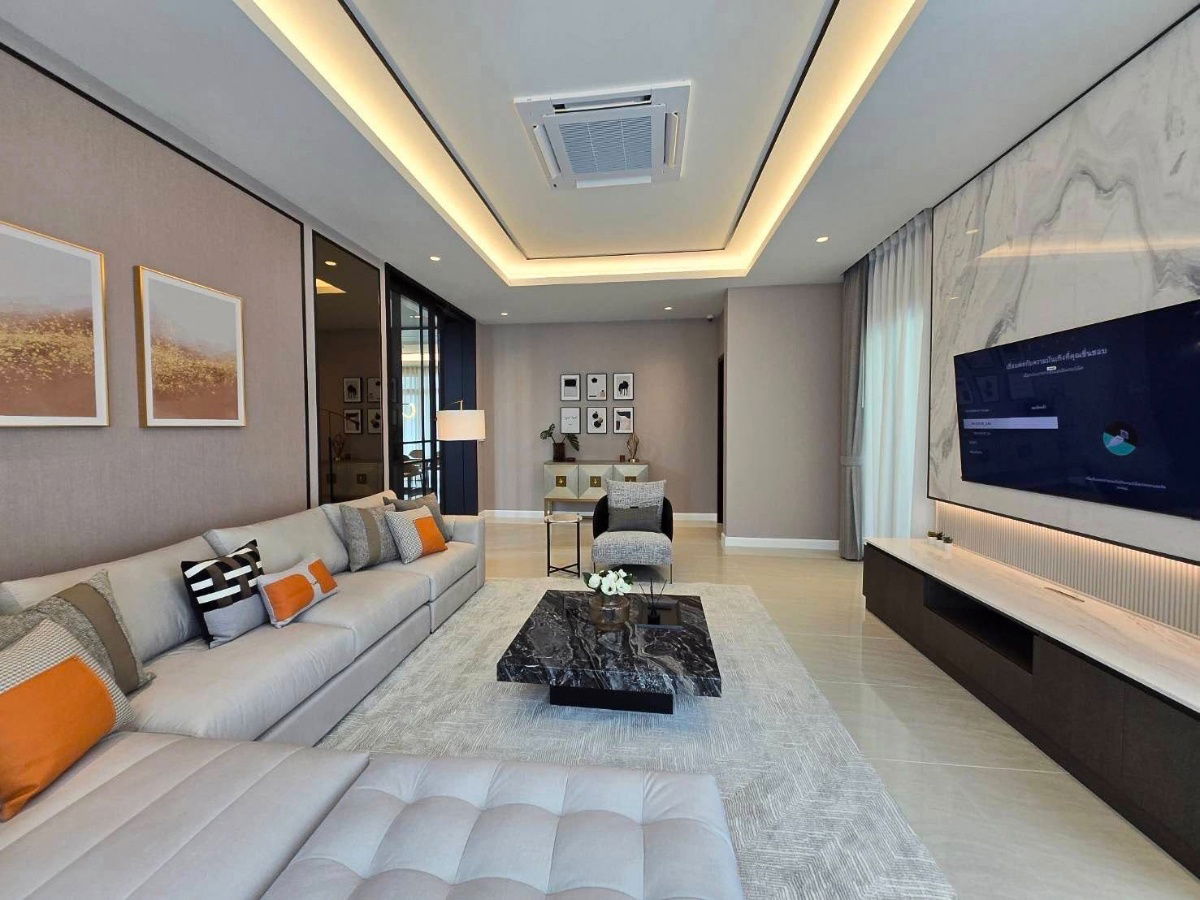 picture 🏡 Luxury 2-story detached house for rent, Perfect Masterpiece Rama 9 - Krungthep Kreetha, 5 bedrooms, 2 maid's rooms, near the expressway. - 2/19