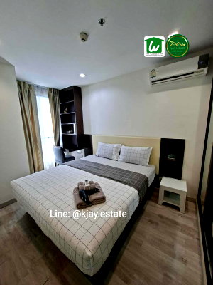 Condos for rent : Comfy Room for Rent at Ideo Mobi Sukhumvit 81 One Bedroom Pool View near BTS Onnut