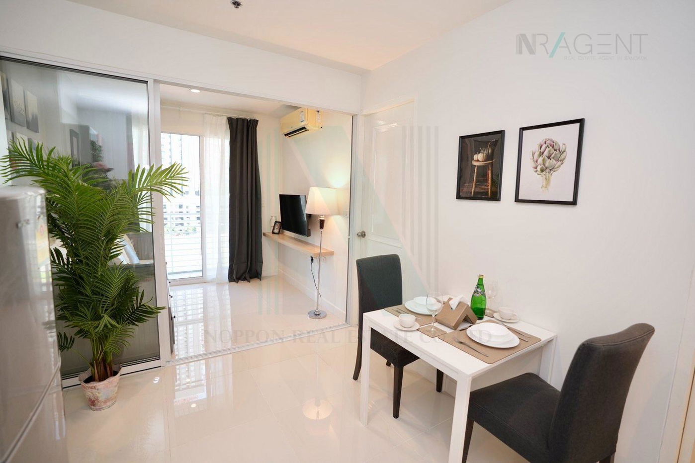 picture 🚩 For Sell Condo THE MARK RATCHADA - AIRPORT LINK Building 1, Floor 8,2 bed room, Room size 39 sqm - 5/8