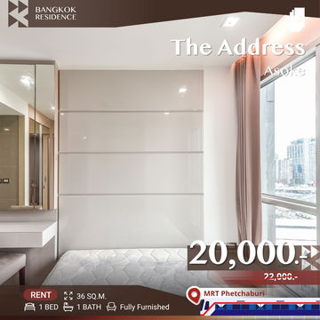 The Address Asoke 💫 ยูนิตสวย ราคาดี 🔥 ใกล้ MRT เพชรบุรี 