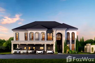 Houses for sale Saphan Sung : 5 Bedroom House for sale at The Palazzo Krungthep Kreetha  5549348
