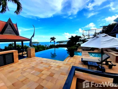 Houses for sale Muang Phuket Phuket : Beautiful seaview villa in baan kata 5756712