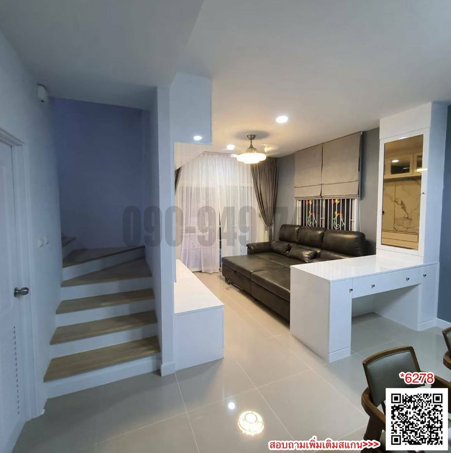 รูป ขาย บ้านแฝด 2 ชั้น หมู่บ้านโมดิ วิลล่า ลาดกระบัง-สุวรรณภูมิ ใกล้สนามบินสุวรรณภูมิ ใช้เวลาเพียง 15 นาที - รูปที่ 13/14