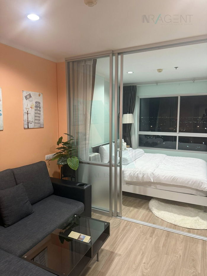 picture For Rent Condo LUMPINI PLACE SUKSAWAT-RAMA 2 Building 1, Floor 25,1 bed room, Room size 26 sqm - 4/8