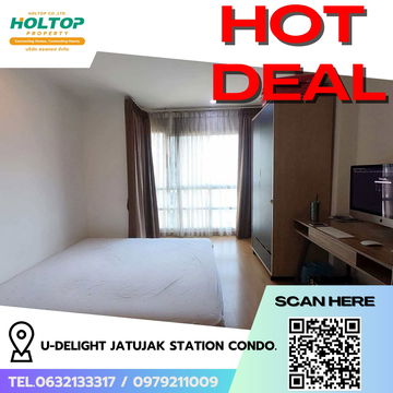 #R6963 🎉 161068 Condo for rent U-Delight Jatujak Station condo.