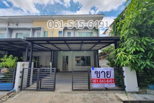 ขายทาวน์โฮม : ขาย ทาวน์เฮ้าส์ The Connect 10 Bearing Station หลังริม ใกล้สวน ราคาดี