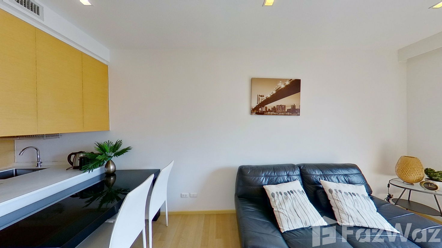 รูป คอนโดให้เช่า 1 ห้องนอน ในโครงการ โนเบิล รีไฟน์ 662158 - รูปที่ 3/6