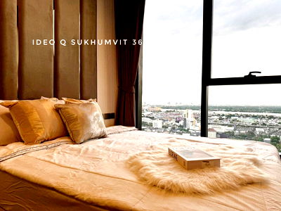 คอนโดให้เช่า : 🎉ให้เช่า Ideo Q Sukhumvit36-1 ห้องนอน ใกล้BTS ทองหล่อ เอ็มโพเรียม เอกมัย พระราม4 เดินทางสะดวก