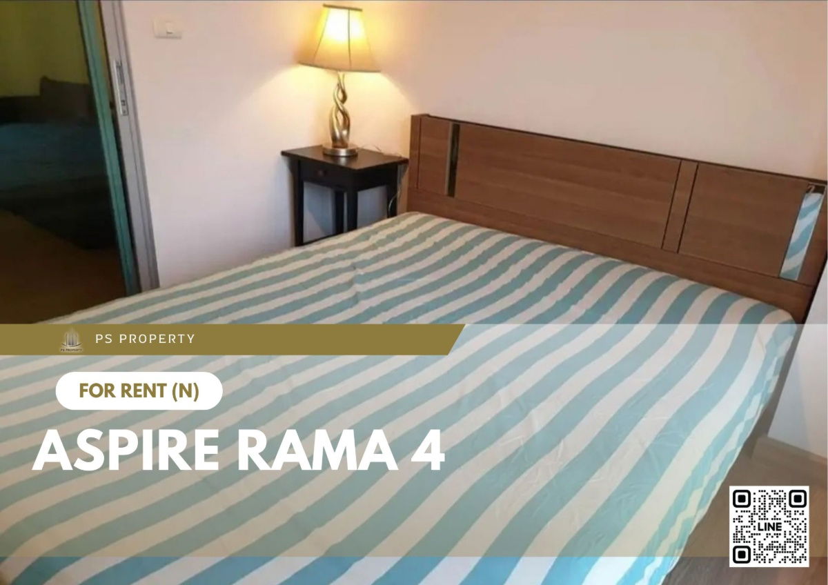 รูป ให้เช่า 📍 Aspire Rama 4 📍 เฟอร์นิเจอร์ และ เครื่องใช้ไฟฟ้าครบ ใกล้ BTS เอกมัย - รูปที่ 1/6