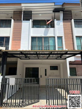 Townhouse for rent, 3 floors, The Private Sukhumvit-Bang Chak **Pets allowed** only 800 meters to BTS Bang Chak