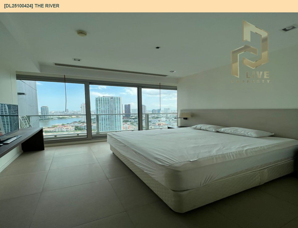 picture DL25100424 Condo for rent, The River near BTS Krung Thon Buri, ready to move in, call urgently 0638692663 LineID @655ebbvc - 3/7