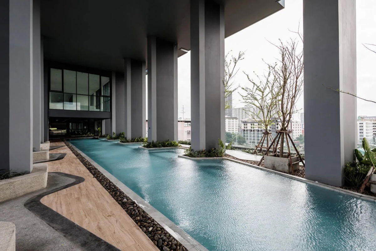 picture WS4908 [Rent] Niche Mono Ramkhamhaeng 📍 MRT Lam Sali Station 💰 Rent only 12,500 baht/month - 8/9