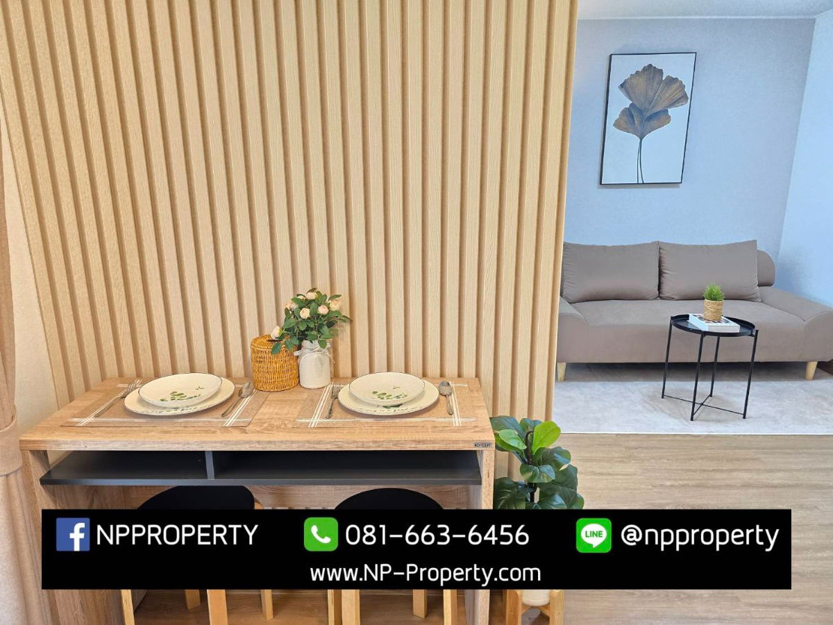 รูป 💥 NP Property มีแต่ห้องสวยๆ 💥 ซื้อไปไม่ต้องซ่อม เพราะเราทำให้หมดแล้ว! 🔧✨ 📍 คอนโดลุมพินี ชลบุรี – ตึก C3 ชั้น 2 - รูปที่ 7/15