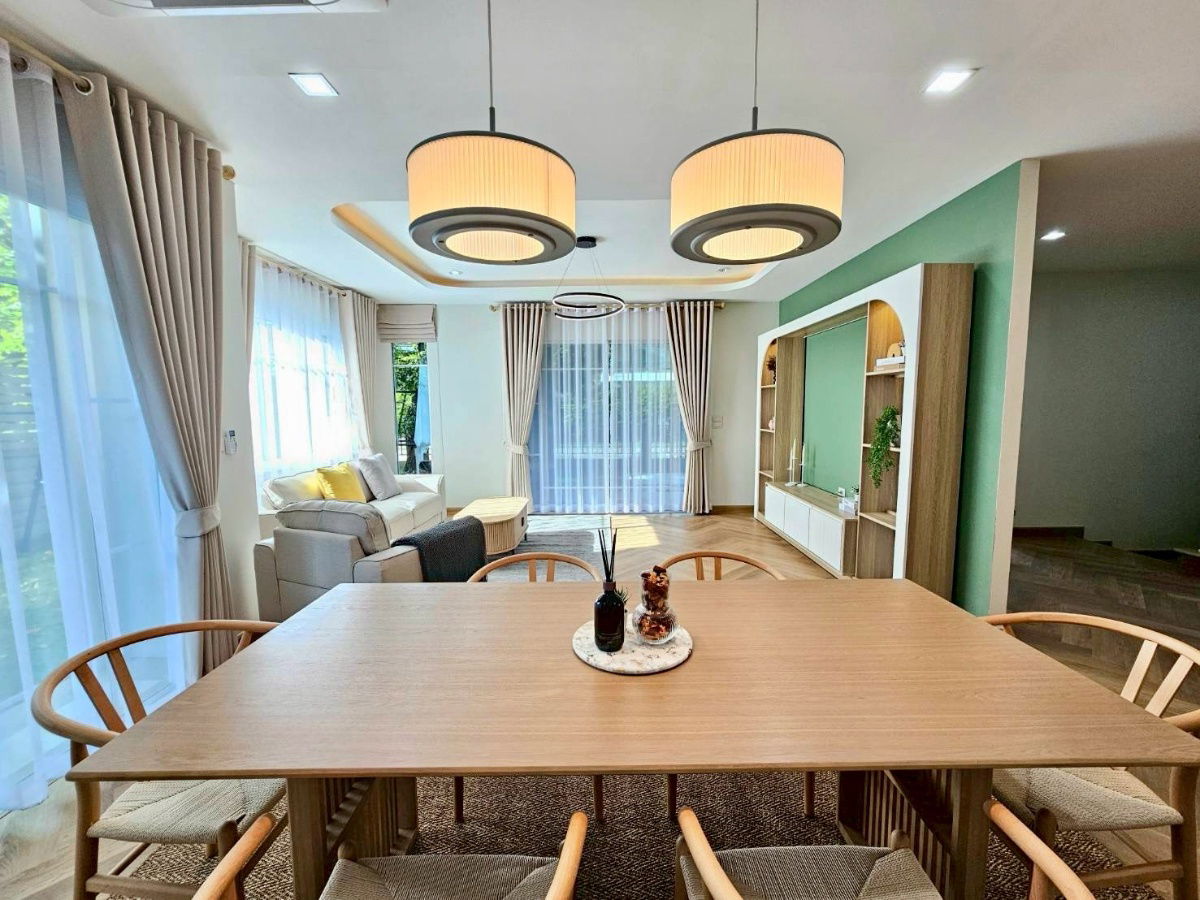 รูป บ้านเดี่ยวหลังใหญ่ แต่งใหม่ พื้นที่กว้างมาก ม.ฮาบิเทีย เวนต์ ปัญญาอินทรา Habitia Vent Panyaindra คลองสามวา แถมเฟอร์นิเจอร์ พร้อมอยู่ - รูปที่ 9/18