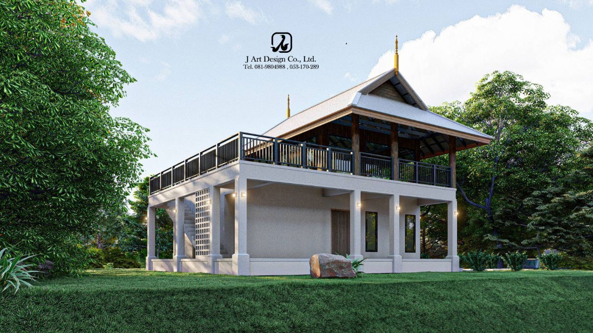 รูป บ้าน รับออกแบบพร้อมก่อสร้างบ้าน ตกแต่งภายใน บ้านและสวนทั่วไทย - รูปที่ 2/6