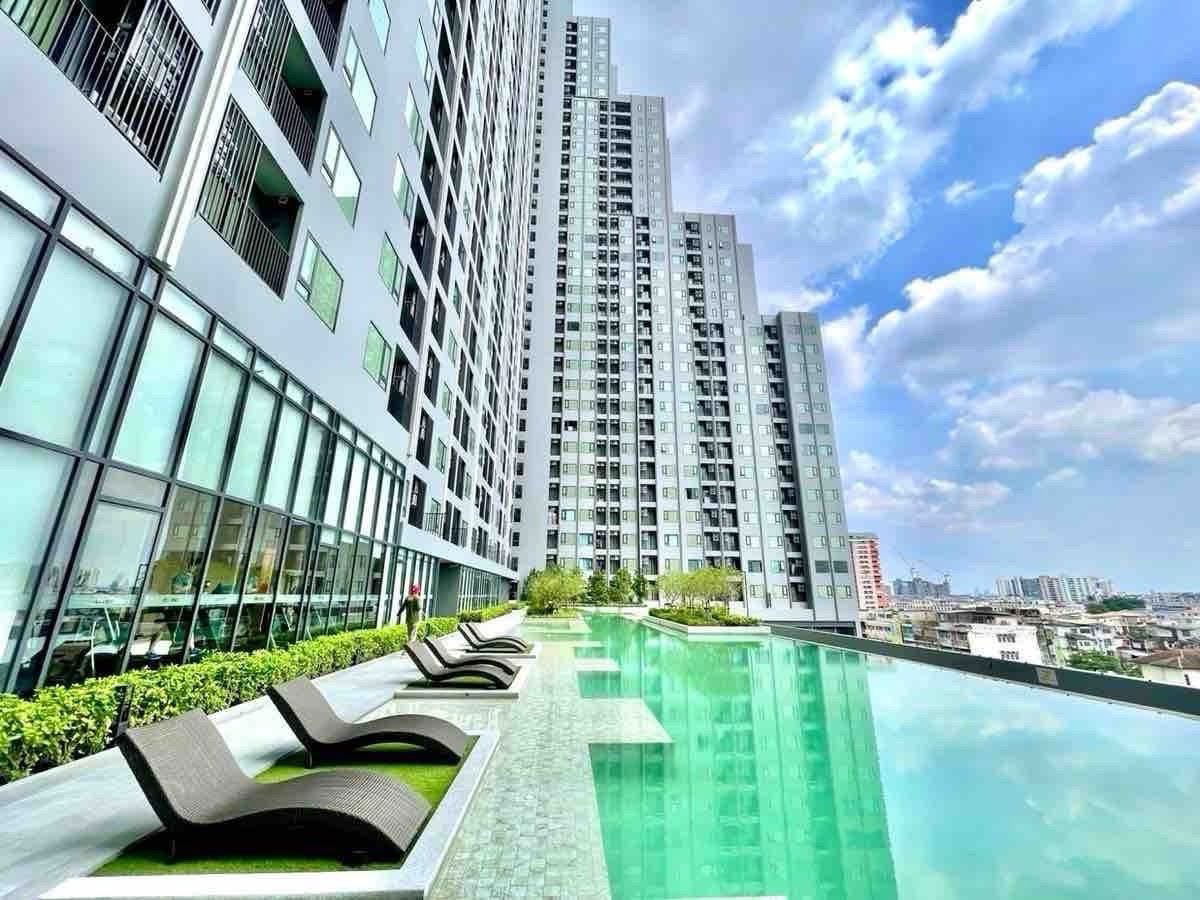 picture For rent 📍 The Livin Ramkhamhaeng 📍 Fully furnished and equipped, near MRT Lam Sali - 9/11