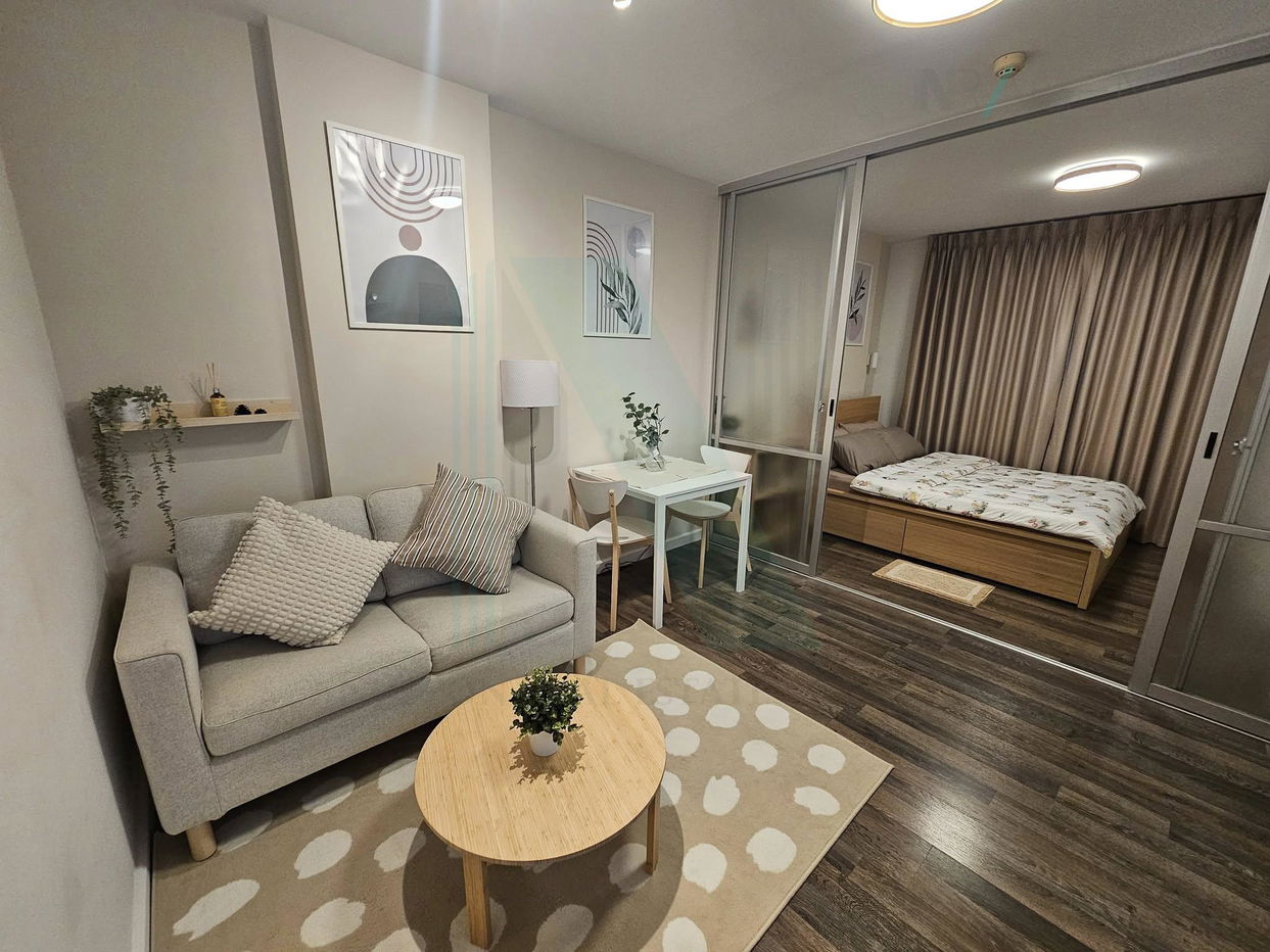 picture For Rent Condo DCONDO SUKHUMVIT 109 Building 1, Floor 7,1 bed room, Room size 30 sqm - 6/8