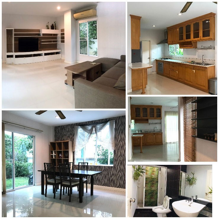 รูป บ้านเดี่ยวให้เช่า ใกล้รถไฟฟ้าวุฒากาศ - รูปที่ 2/8
