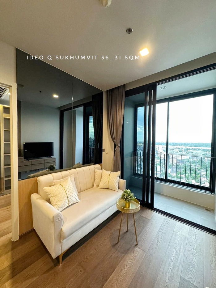 รูป 🎉ให้เช่า Ideo Q Sukhumvit36-1 ห้องนอน ใกล้BTS ทองหล่อ เอ็มโพเรียม เอกมัย พระราม4 เดินทางสะดวก - รูปที่ 6/14