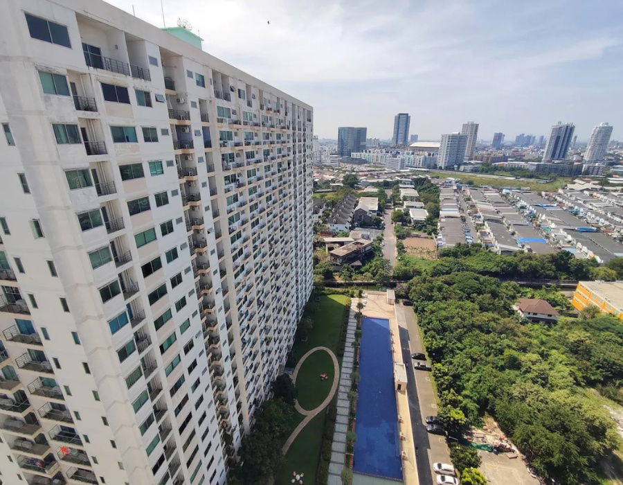 รูป **ห้องว่างครับผม เตียงที่นอน 6 ฟุต**ห้องใหญ่มากรีโนเวทใหม่ พร้อมพักอาศัย ศุภาลัย ปาร์ค ศรีนครินทร์ ชั้น12 ทิศตะวันออก วิวสวย ห้องตรงปก ราคาดีด้วยครับ - รูปที่ 47/47