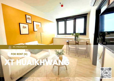 Condos for rent : For rent 🔥 XT HUAIKHWANG 🔥 Fully furnished and equipped, near MRT Huai Khwang