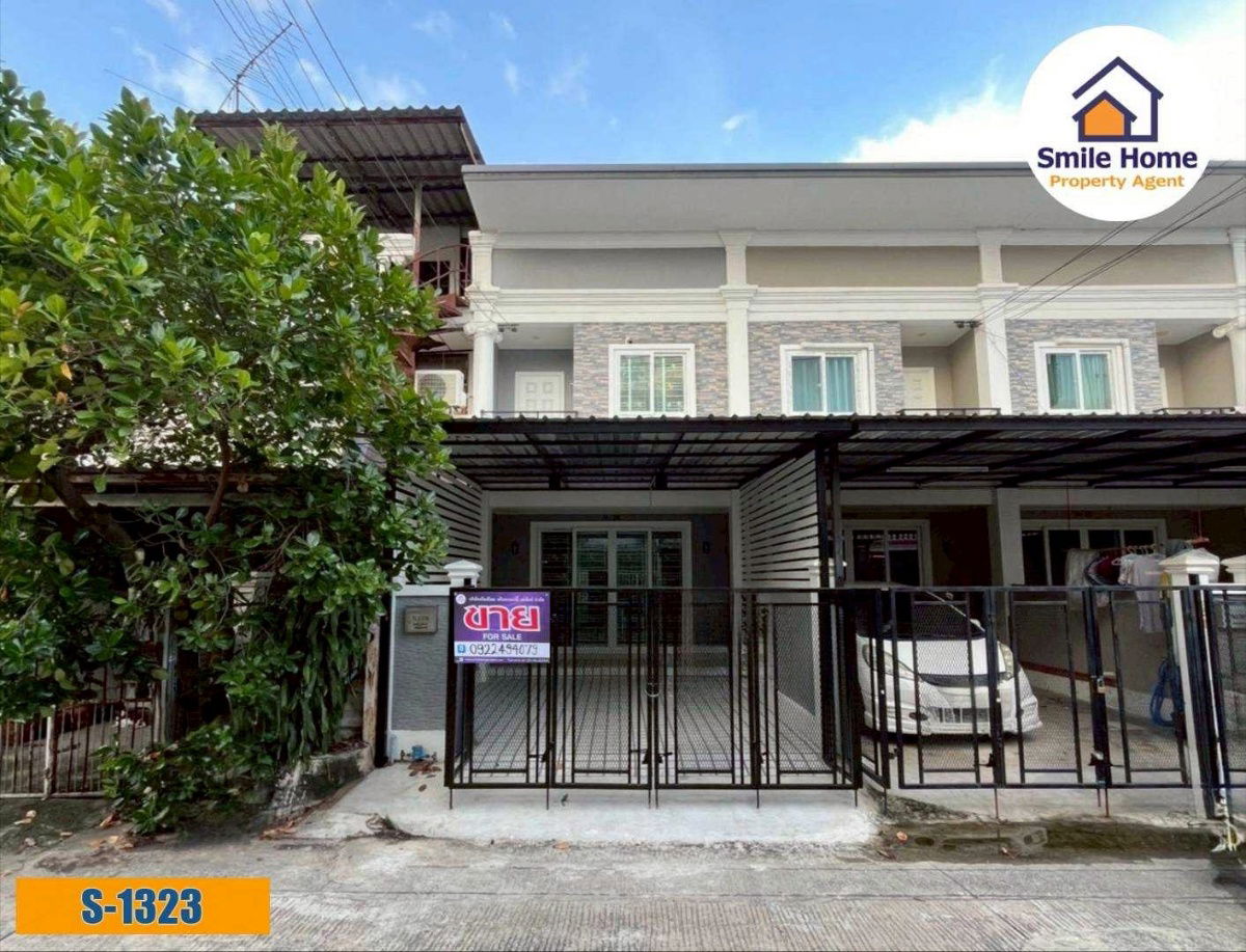 รูป ขายทาวน์เฮาส์ หมู่บ้านฉัตรเพชร หลังวัดหนามแดง บางพลี สมุทรปราการ - รูปที่ 1/10