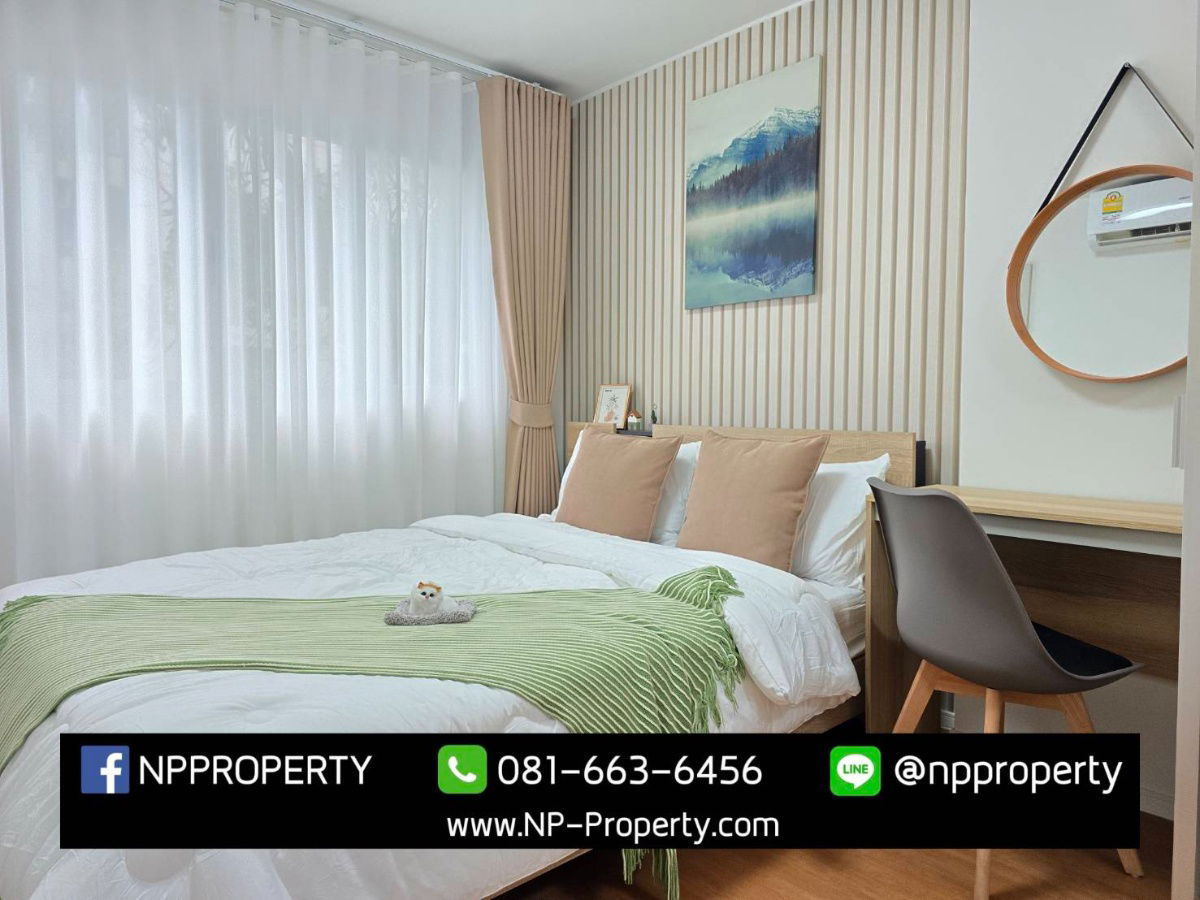 รูป 💥 NP Property มีแต่ห้องสวยๆ 💥 ซื้อไปไม่ต้องซ่อม เพราะเราทำให้หมดแล้ว! 🔧✨ 📍 คอนโดลุมพินี ชลบุรี – ตึก C3 ชั้น 2 - รูปที่ 12/15