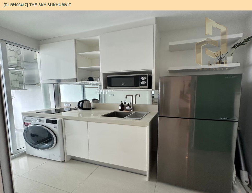 picture DL25100417 Condo for rent, The Sky Sukhumvit near BTS Udom Suk, ready to move in, call urgently 0638692663 LineID @897iyzll - 6/7