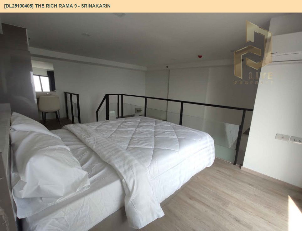 picture DL25100408 Condo for rent, The Rich Rama 9 - Srinakarin near AIRPORT RAIL LINK หัวหมาก, ready to move in, call urgently 0638692663 LineID @655ebbvc - 4/13