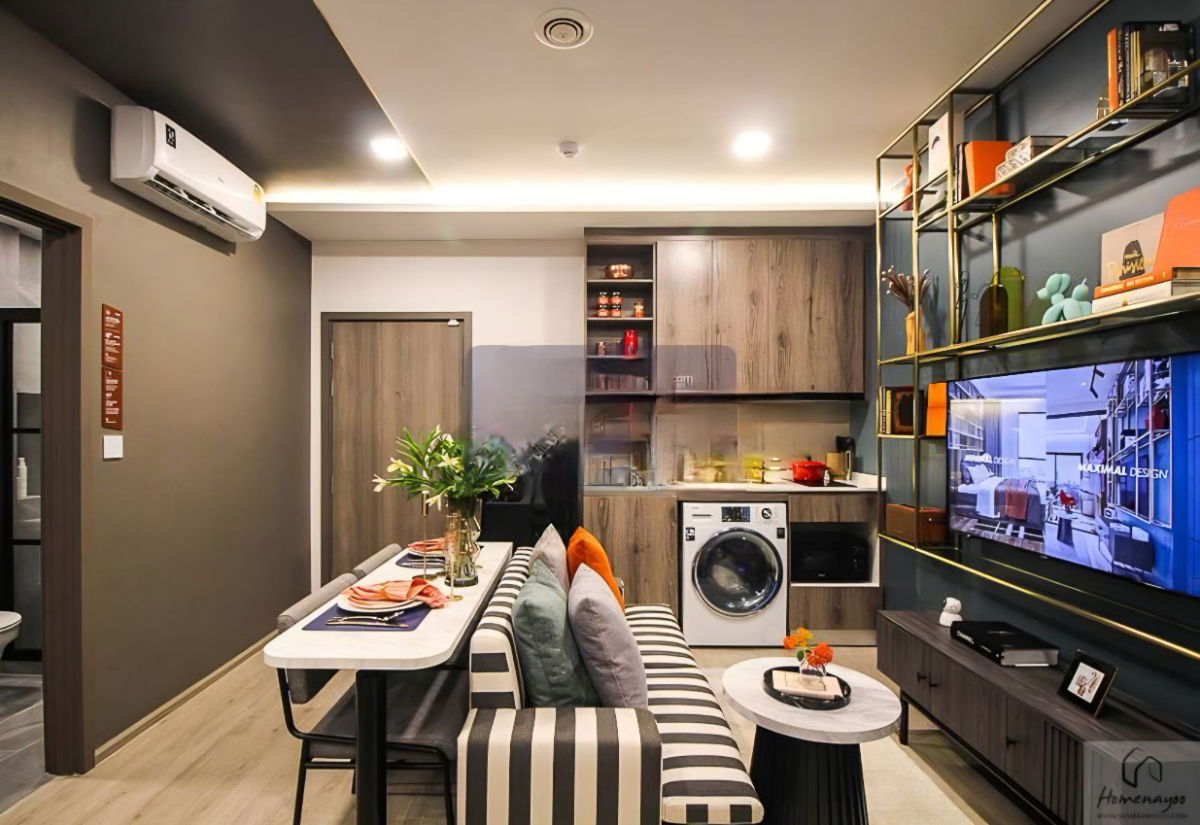 รูป 🏠🌳 ขายดาวน์ เมทริส district ลาดพร้าว คอนโดเลี้ยงสัตว์ได้ ห้องสวยตำแหน่งดี ชั้น20 (1BR.PLUS)  - รูปที่ 1/11