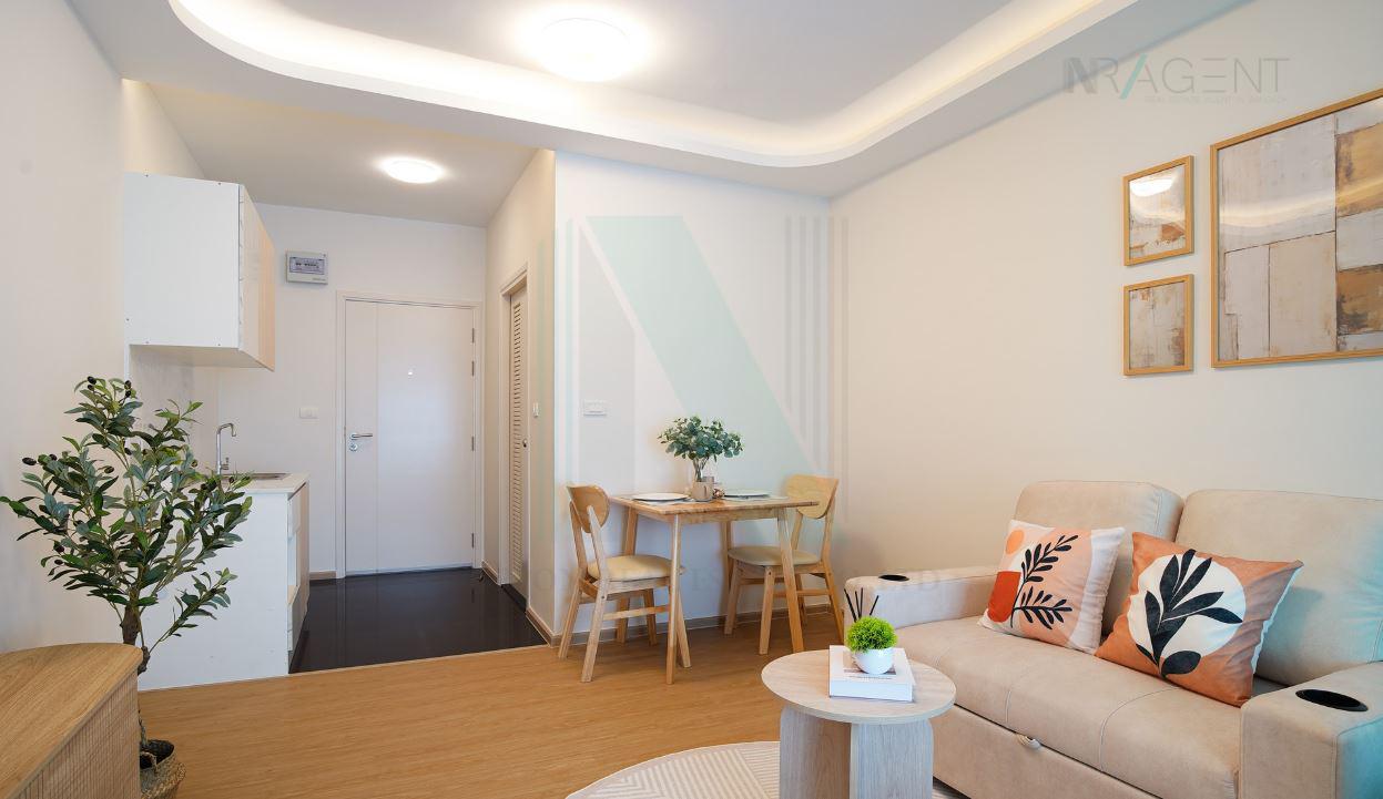 picture 📌 For Sell Condo A SPACE ME SUKHUMVIT 77 Building A, Floor 3,1 bed room, Room size 28 sqm - 3/8