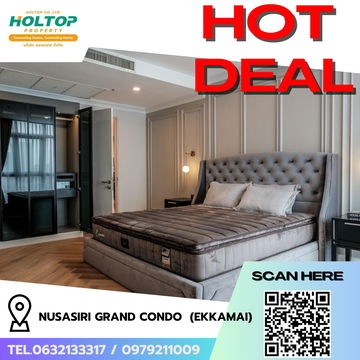 #R6990  🎉 171068   ให้เช่าคอนโด  Nusasiri Grand Condo  (Ekkamai)