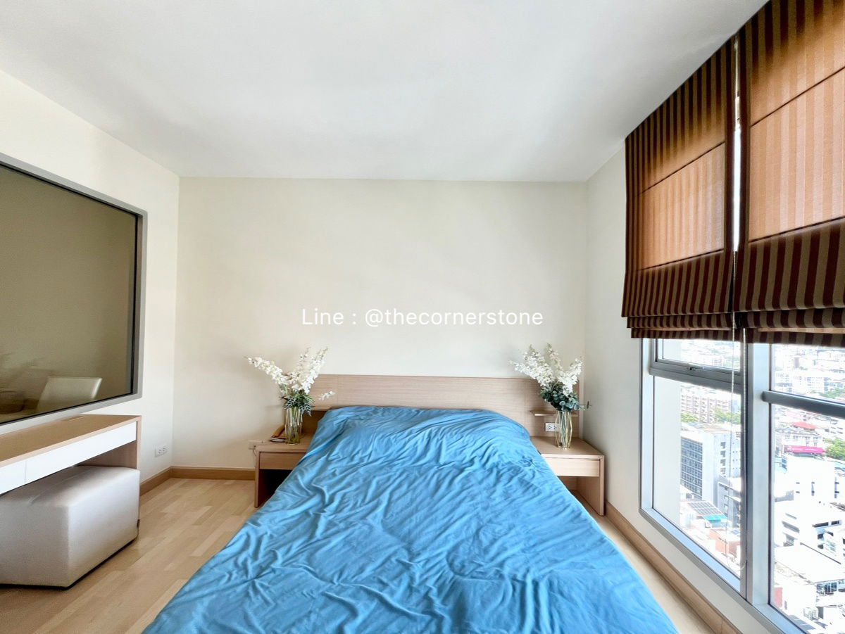 รูป พร้อมให้เช่า🔹"𝐑𝐡𝐲𝐭𝐡𝐦 𝐑𝐚𝐭𝐜𝐡𝐚𝐝𝐚"🔹 ขนาด 35 ตร.ม. ชั้น 20+ , ใกล้ MRT-รัชดา  [251342] - รูปที่ 6/12