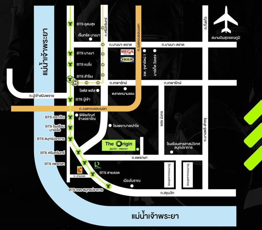 รูป CM04342 ขายดาวน์ คอนโด ดิ ออริจิ้น สุขุมวิท-แพรกษา The Origin Sukhumvit-Praksa คอนโดมิเนียม ถนนแพรกษา  - รูปที่ 7/7