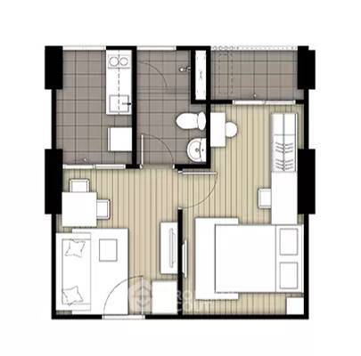 รูป ใกล้ BTS ปู่เจ้า 90 ม. | ชั้น 16 คอนโด 1 ห้องนอน Ideo Sukhumvit 115 (ID 2357825) - รูปที่ 2/12