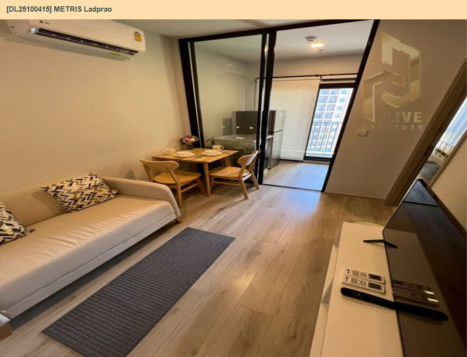 picture DL25100415 Condo for rent, METRIS Ladprao near MRT พหลโยธิน, ready to move in, call urgently 0638692663 LineID @897iyzll - 5/12