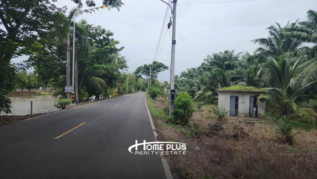 รูป ที่ดินติดถนนคลองสิบใกล้การไฟฟ้าส่วนภูมิภาคอำเภอหนองเสือ ปทุมธานี เนื้อที่ 17 ไร่ - รูปที่ 12/18