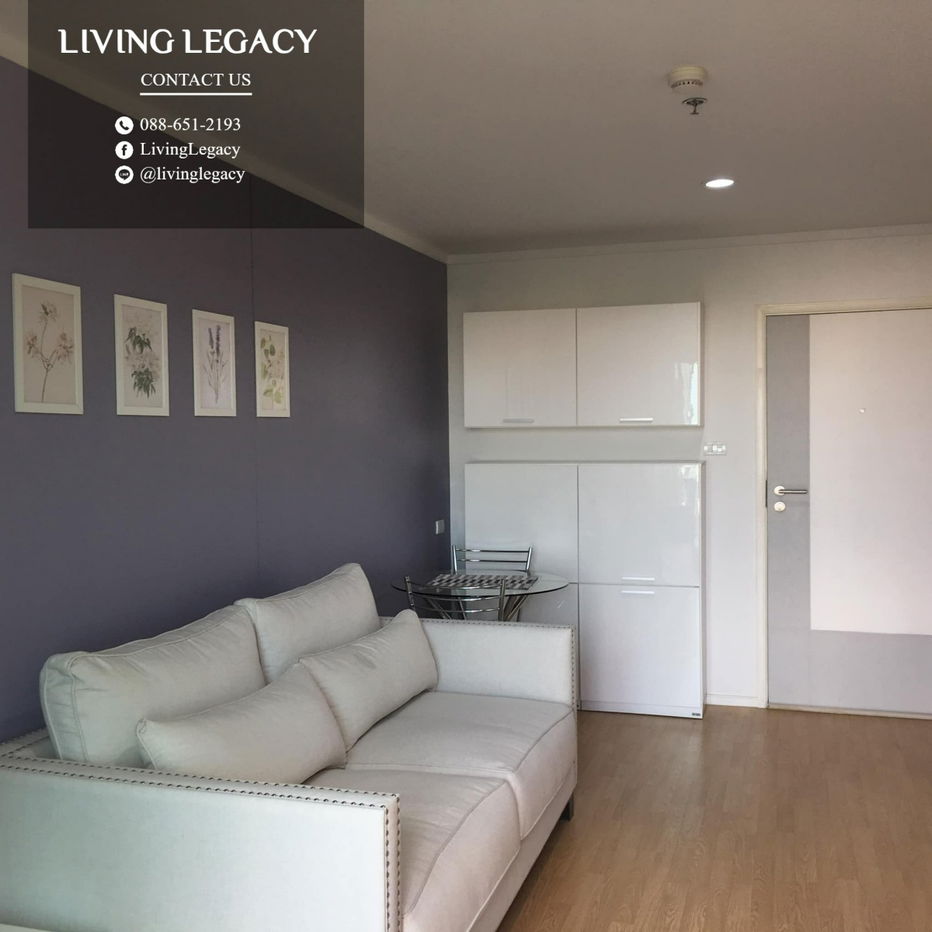 รูป LW57X86U ให้เช่าคอนโด Lumpini Place Srinakarin - Huamark Station 33 ตร.ม. ชั้น 13 ตึก A line id : @livinglegacy - รูปที่ 5/10